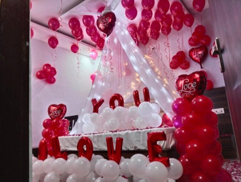 I laove balloon decoration