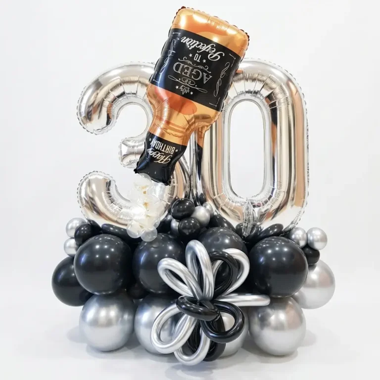 Number Balloon Bouquet
