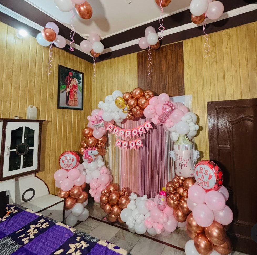 Ring decoration for girl welcome