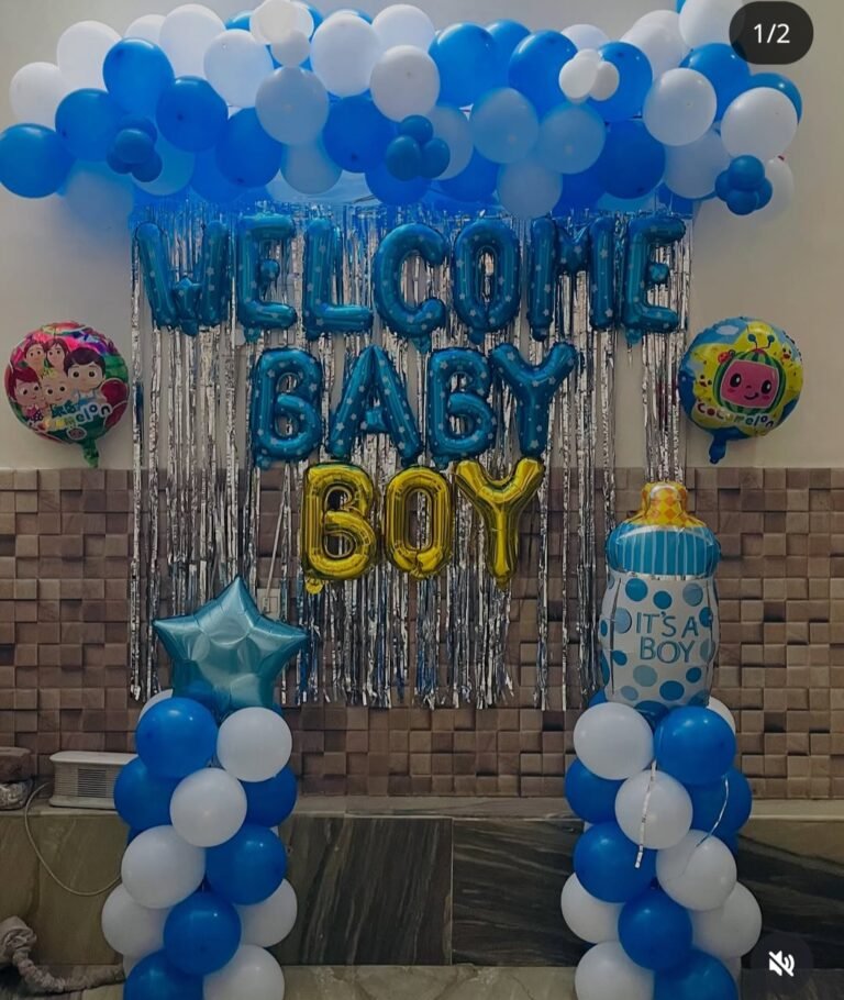 Welcome Decoration with curtain