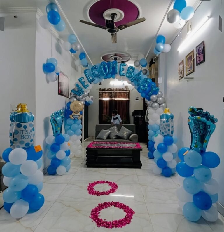 Welcome decor with path