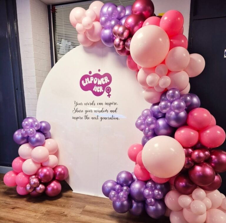 Welcome decoration with flex