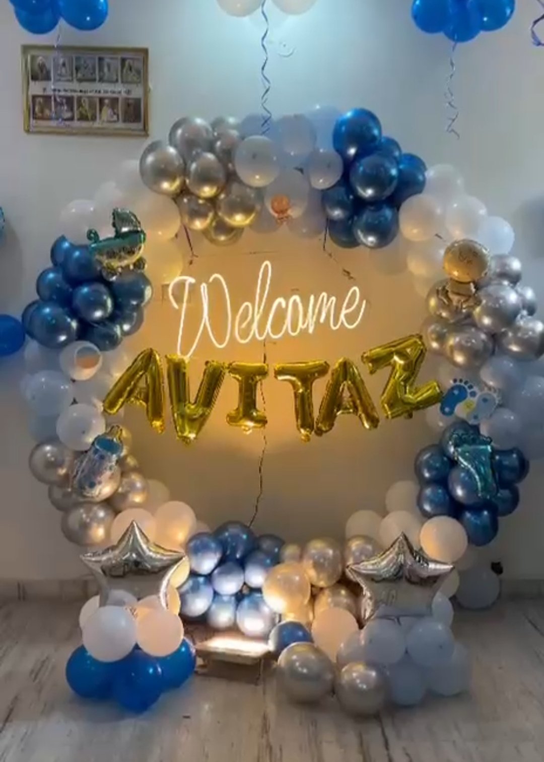 Welcome with name