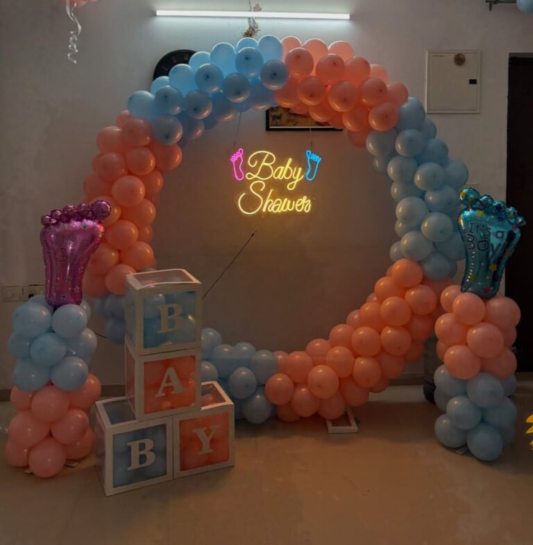 baby shower decoration with ring