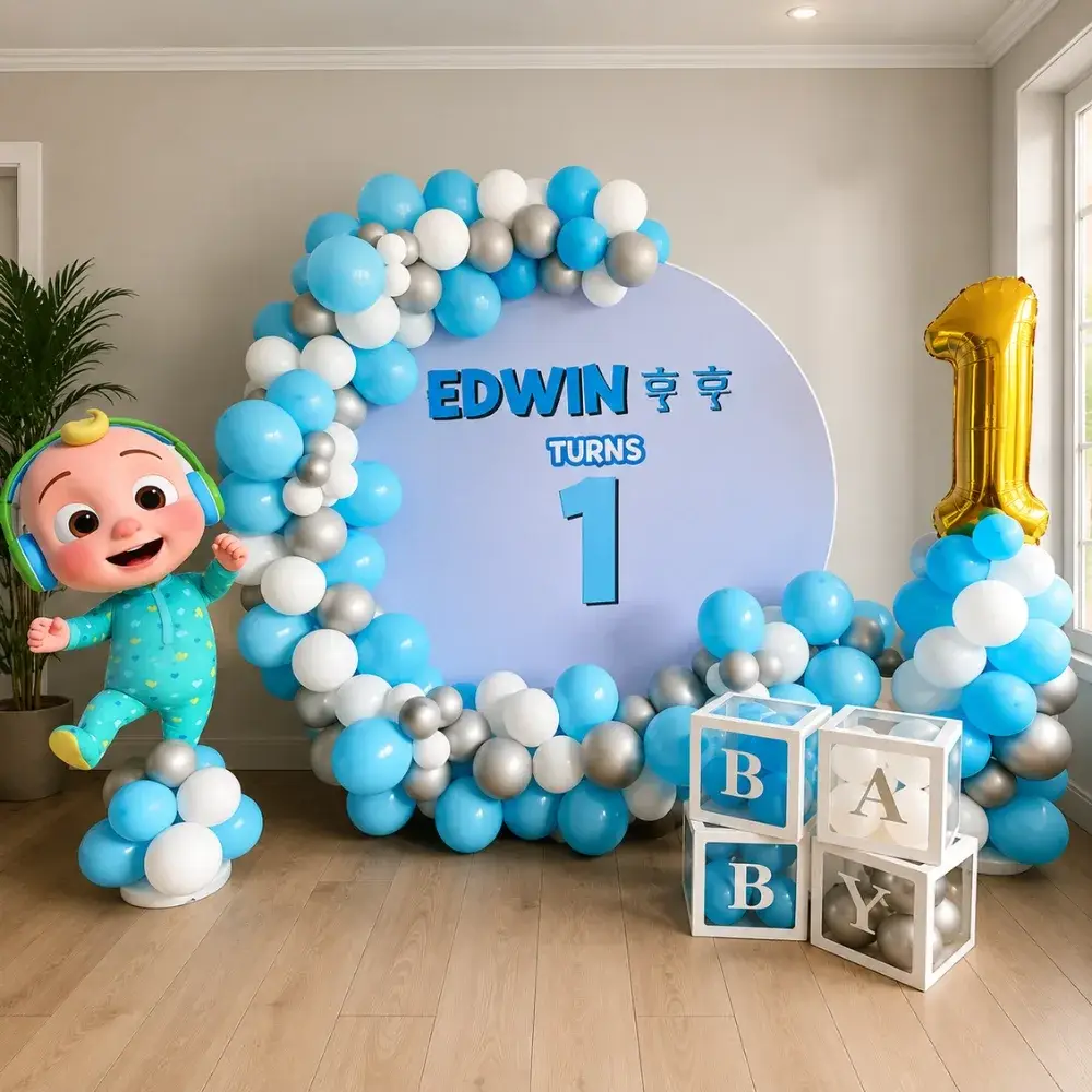 cocomelon party decoration