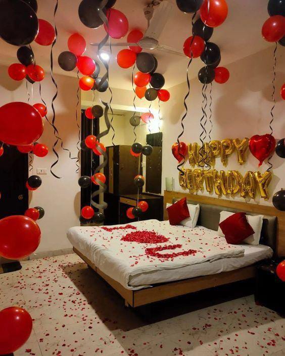 i love u on bed decoration