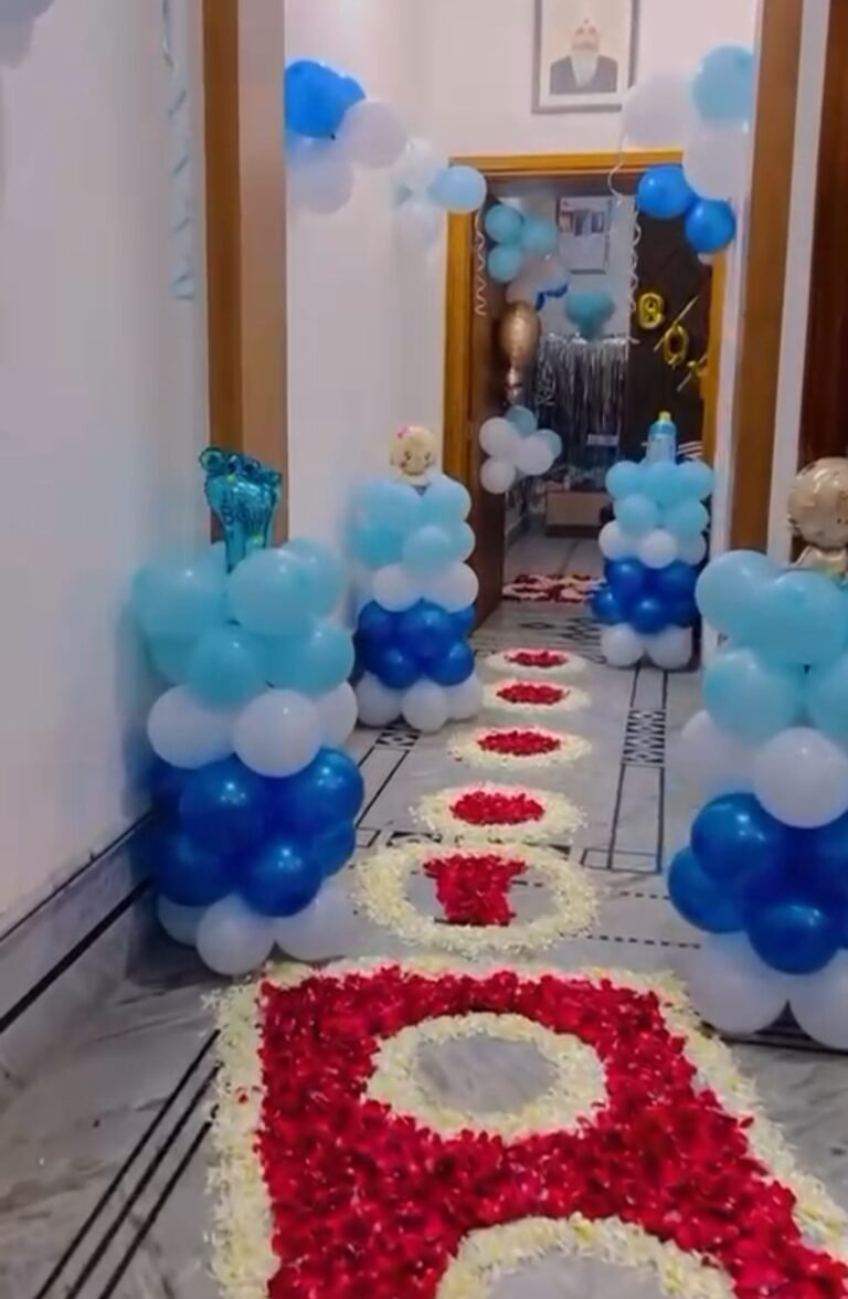 path decoration for welcome
