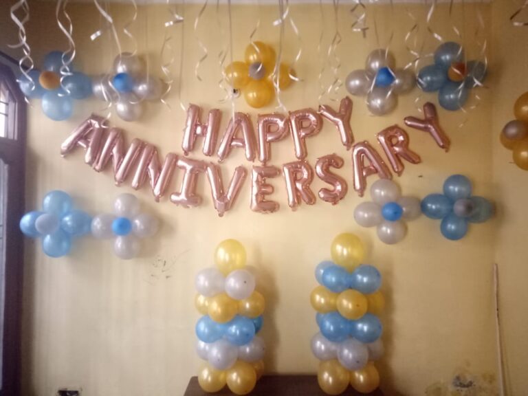 pillar decoration for anniversary