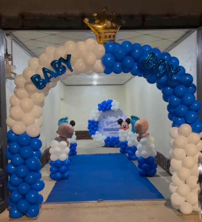 welcome boy decoration entry gate