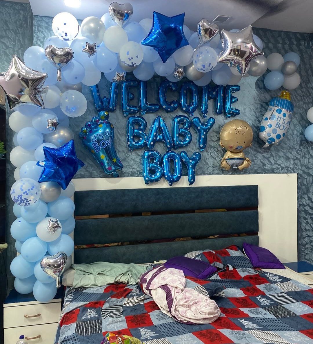 welcome decoration on wall