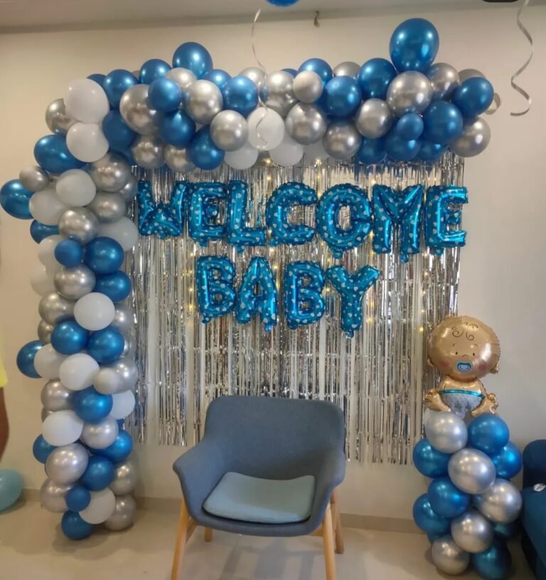 welcome decoration with chair