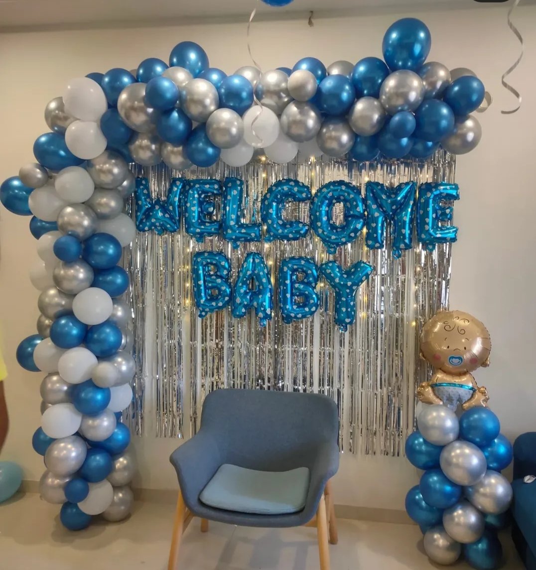 welcome decoration with chair